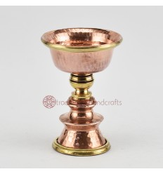 Hand made Copper Alloy with Brass 3" Butter Lamp