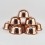 Hand Made Copper Alloy 8 Bowls 2.5" Offering Bowls - Tings Set 