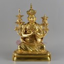 Hand Carved 9.25" 16th Gyalwa Guru Karmapa Statue