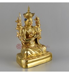 Hand Carved 9.25" 16th Gyalwa Guru Karmapa Statue