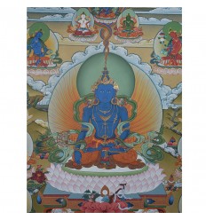 Hand Painted  Akshobhya Buddha / Midrugpa Thangka Painting