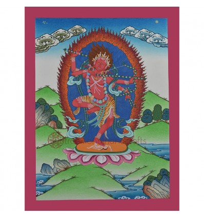 Hand Painted Kurukulla Thangka Painting