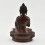 Hand Made Copper Alloy in Oxidation Finish 8.5" Vairochana Buddha Statue