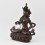 Hand Made Copper Alloy in Oxidation Finish 14" Vajrasattva / Dorjesempa Statue