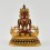 Gold Plated and Hand Painted 6" Aparmita / Amityaus / Tsepame Statue