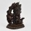 Hand Made Copper Alloy in Oxidation Finish 7.5" Bernagchen Mahakala Statue