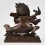 Hand Made Copper Alloy in Oxidation Finish 7.5" Bernagchen Mahakala Statue