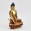 Fine Quality Copper Alloy with 24 Karat Gold Gilded 8.5" Medicine Buddha Statue