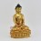 Hand Made Copper Alloy with Gold Gilded 8" Amitabha Buddha Statue