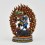 Hand Crafted Copper Alloy with Beautifully Hand Painted 5.5" Yama Dharmaraja Statue