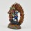 Hand Crafted Copper Alloy with Beautifully Hand Painted 5.5" Yama Dharmaraja Statue