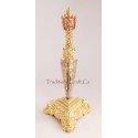 Fine Quality 10.5" Hand Crafted Phurba/Phurwa Set - Tibetan Buddhist Ritual Dagger from Patan, Nepal