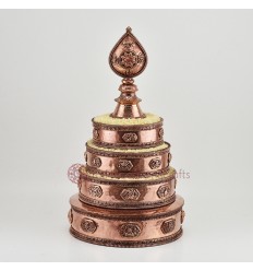 Fine Quality Hand MadeTibetan Buddhist Copper Ritual Mandala Set