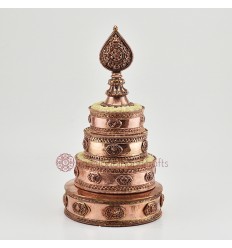 Fine Quality Hand Made Tibetan Buddhist Copper Ritual Mandala Set