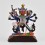 Fine Quality  Copper Alloy with Beautifully Hand Painted Kalachakra Statue