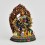 Fine Quality Copper Alloy with Beautifully Hand Painted Megha Sambara Statue