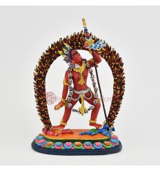 Fine Quality Copper Alloy with Beautifully Hand Painted Vajrayogini Dakini Statue