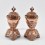 Finely Hand Carved Copper Alloy 7.25" Kapala Set