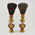 Fine Quality Buddhist Tibetan Ritual Gold Plated Copper with  Hand Carvings Bhumpa Bhumba Set 