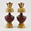 Fine Quality Buddhist Tibetan Ritual Gold Plated Copper with  Hand Carvings Bhumpa Bhumba Set 