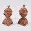  Hand Made Copper Alloy Offering 5" Ritual Kapala Set