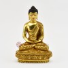 Hand Carved Gold Gilded Tibetan Buddhist Amitabha / Amida Buddha Opame Religious Ritual Statue