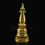 Gold Plated Copper Alloy Decorated with Stones Tibetan Buddhist Kadam Style Stupa / Chorten / Chaitya