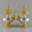 Fine Quality Buddhist Tibetan Ritual Gold & Silver Plated Copper with Hand Carvings Bhumpa Bhumba Set