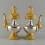 Fine Quality Buddhist Tibetan Ritual Gold & Silver Plated Copper with Hand Carvings Bhumpa Bhumba Set