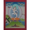 Hand Painted 17"x13" Machig Labdron Thangka Painting