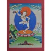 Hand Painted Magic Labdron / Damaru Jogini Cotton Canvas Tibetan Thangka