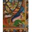 Hand Painted Buddhist Wheel of Life Thangka Thanka Scroll Painting 