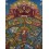 Hand Painted Buddhist Wheel of Life Thangka Thanka Scroll Painting