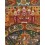 Hand Painted Buddhist Wheel of Life Thangka Thanka Scroll Painting
