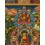 Hand Painted Tibetan Buddhist Buddha Life Story Thangka Scroll Painting