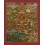 Hand Painted Tibetan Buddhist Buddha Life Story Thangka Scroll Painting