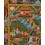 Hand Painted Tibetan Buddhist Buddha Life Story Thangka Scroll Painting