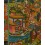 Hand Painted Tibetan Buddhist Buddha Life Story Thangka Scroll Painting