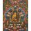 Hand Painted Tibetan Buddhist Buddha Life Story Thangka Painting