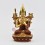 Hand Carved 24 Karat Gold Gilded and Hand Painted 9.5" Guru Je Tsongkhapa Statue