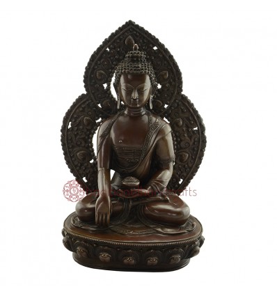 Hand Made Fine Quality Buddhist Tibetan Shakyamuni Buddha Copper Statue