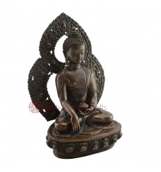 Hand Made Fine Quality Buddhist Tibetan Shakyamuni Buddha Copper Statue