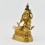 Hand Carved Gold Gilded & Hand Face Painted Buddhist Tibetan Vajrasattva Statue