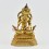 Hand Carved Gold Gilded & Hand Face Painted Buddhist Tibetan Vajrasattva Statue