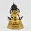 Hand Carved Gold Gilded & Hand Face Painted Buddhist Tibetan Vajrasattva Statue