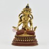 Hand Made Gold Gilded & Hand Face Painted Buddhist Tibetan Vajrasattva Statue