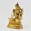 Hand Made Gold Gilded & Hand Face Painted Buddhist Tibetan Chenrezig / Avalokiteshvara Statue