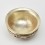 Hand carved White Metal Decorated Yellow Resin inside Phuru – Tibetan Tea / Offering Bowl