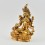 Hand Made Copper Alloy with Gold Gilded Green Tara / Drolma Statue