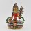 Hand Painted 24 Karat Gold Gilded 9" Red Tara Statue